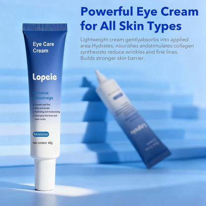 Revitalize Your Eyes with Lopeie Eye Cream – Hydrating Formula with Hyaluronic Acid, Caffeine, Peony Seed Oil & 5-Peptide Complex for a Bright, Youthful Look