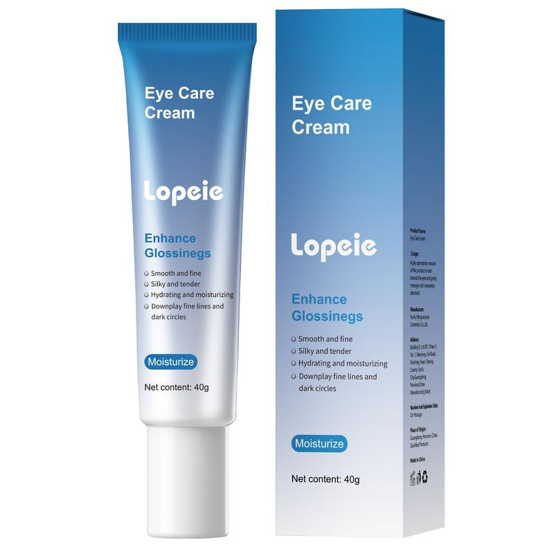 Revitalize Your Eyes with Lopeie Eye Cream – Hydrating Formula with Hyaluronic Acid, Caffeine, Peony Seed Oil & 5-Peptide Complex for a Bright, Youthful Look