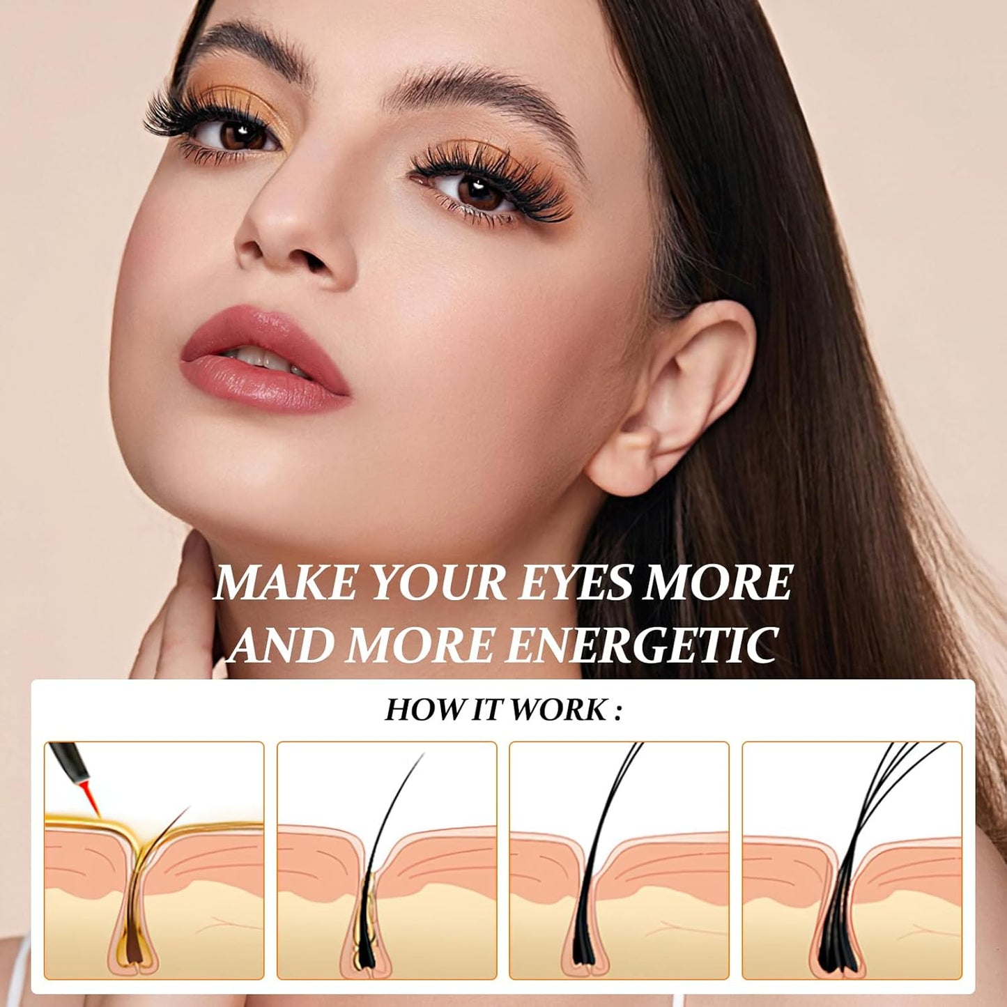 Lash Serum,Eyelash Growth Serum,Lash Serum for Eyelash Enhance,Eyelash Lash Serum for Eyelash Growth,Boost Lash Growth Serum,Advanced Formula for Longer,Fuller and Thicker Lashes Brows