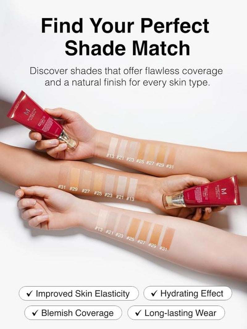 [Missha] Perfect Cover BB Cream SPF 42 PA+++ - Smooth Blend Coverage Hydrating Foundation for All-Day Moisture