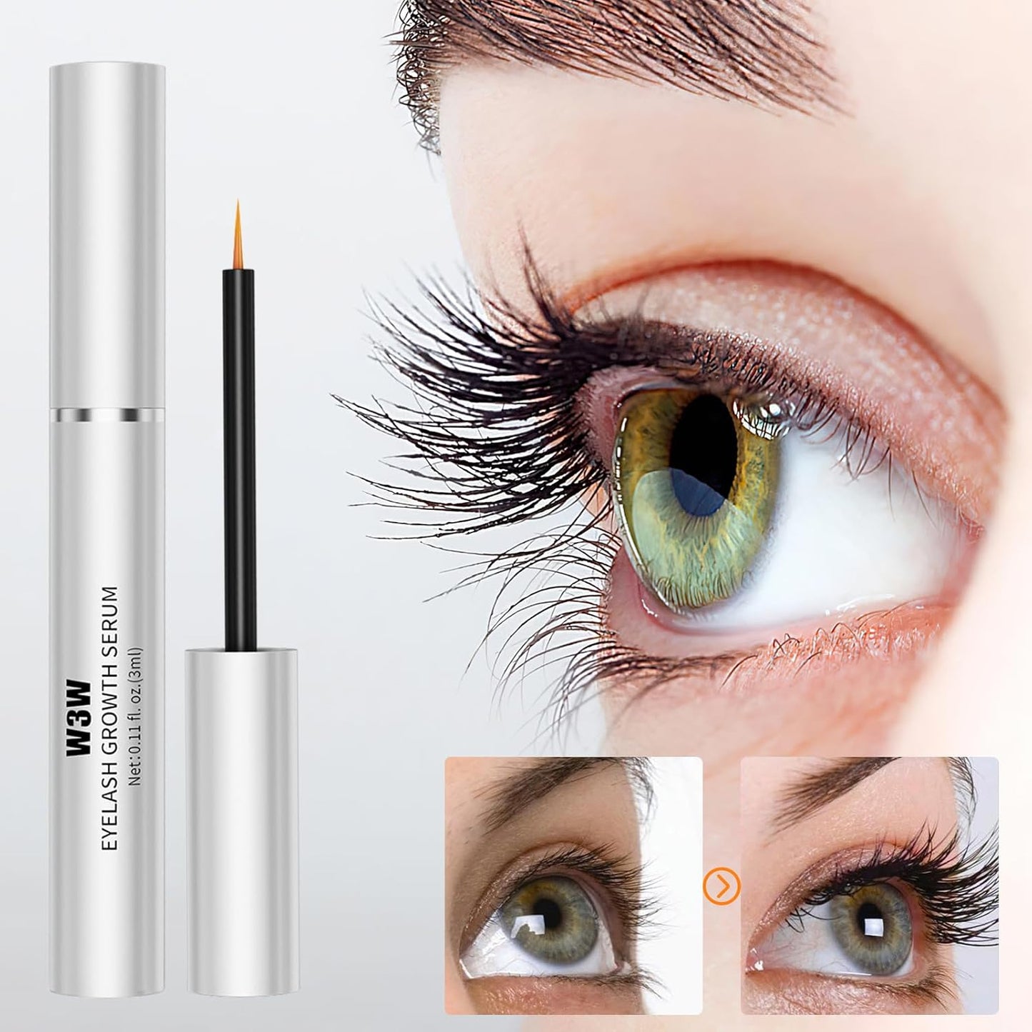Lash Serum,Eyelash Growth Serum,Lash Serum for Eyelash Enhance,Eyelash Lash Serum for Eyelash Growth,Boost Lash Growth Serum,Advanced Formula for Longer,Fuller and Thicker Lashes Brows