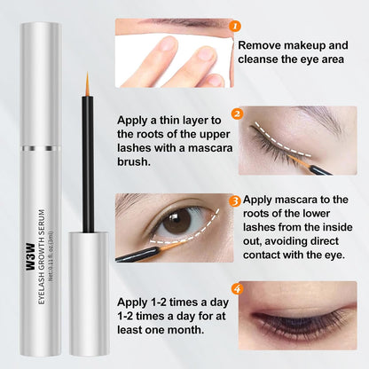 Lash Serum,Eyelash Growth Serum,Lash Serum for Eyelash Enhance,Eyelash Lash Serum for Eyelash Growth,Boost Lash Growth Serum,Advanced Formula for Longer,Fuller and Thicker Lashes Brows